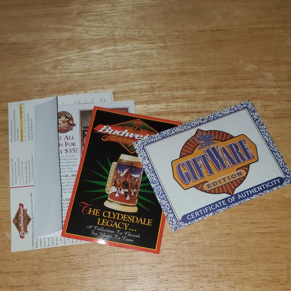Budweiser 1998 holiday
